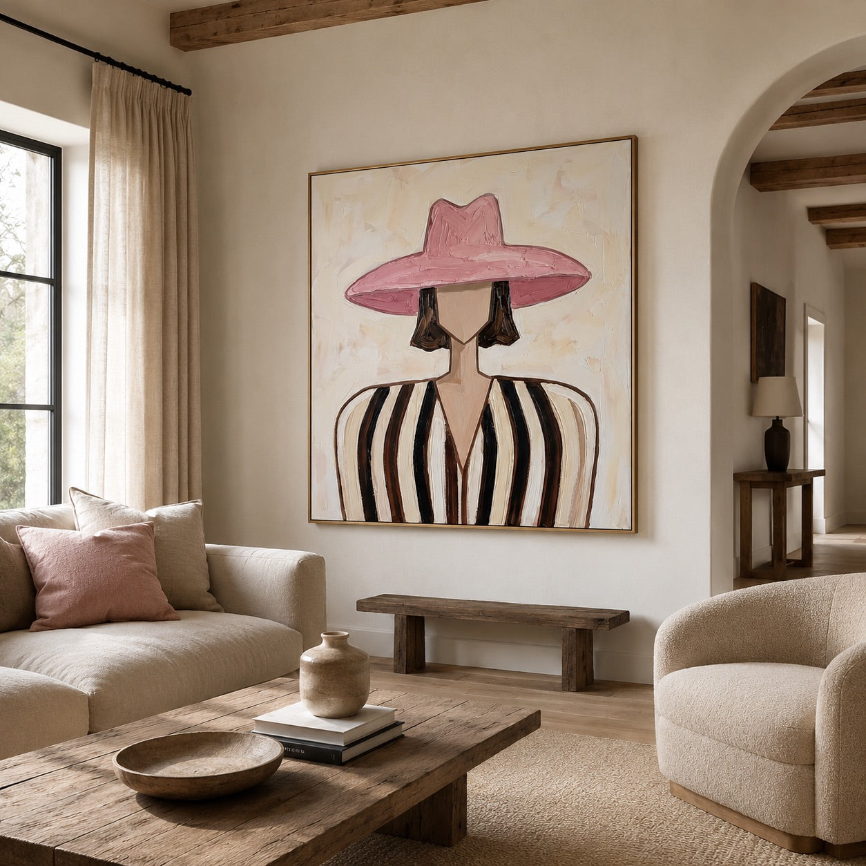 Pink Hat Muse Modern Boho