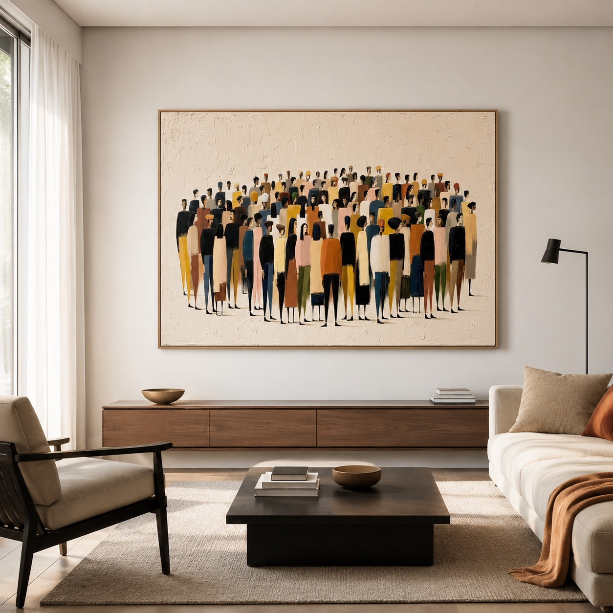 Collective Voices Minimalist Art