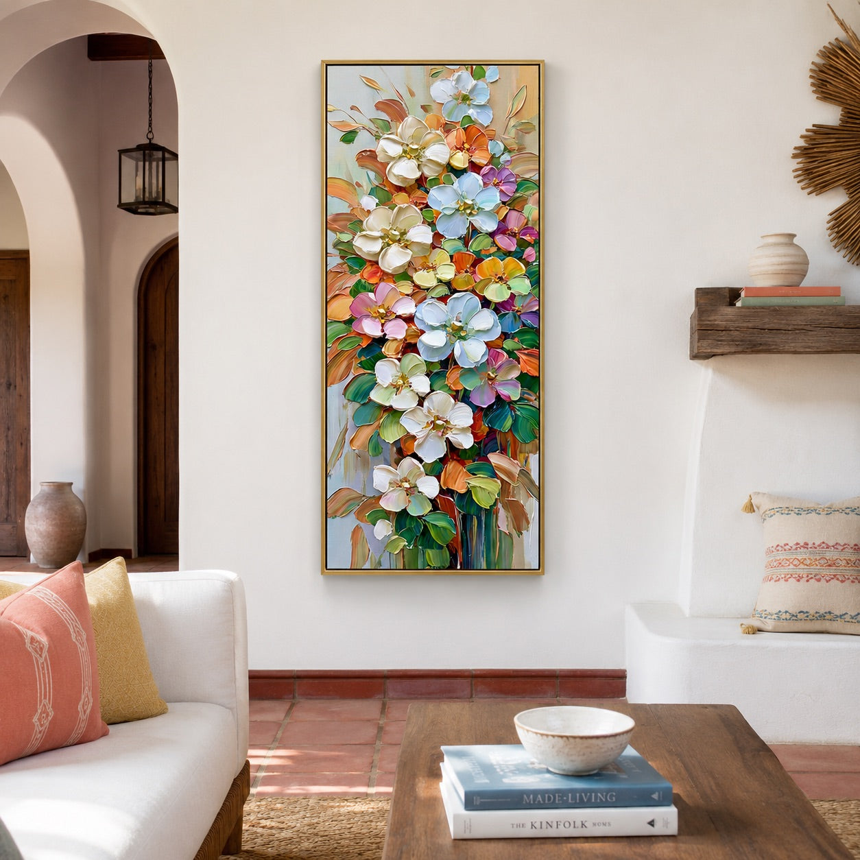 Petal Serenity Wabi-Sabi Art