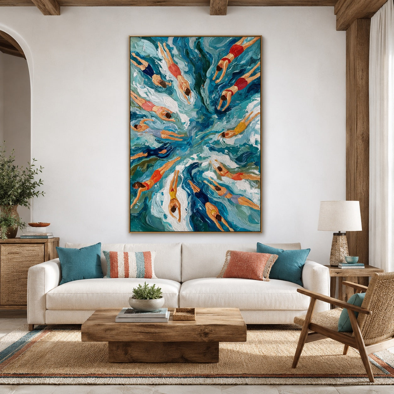Ocean Rhythm Wabi-Sabi Art