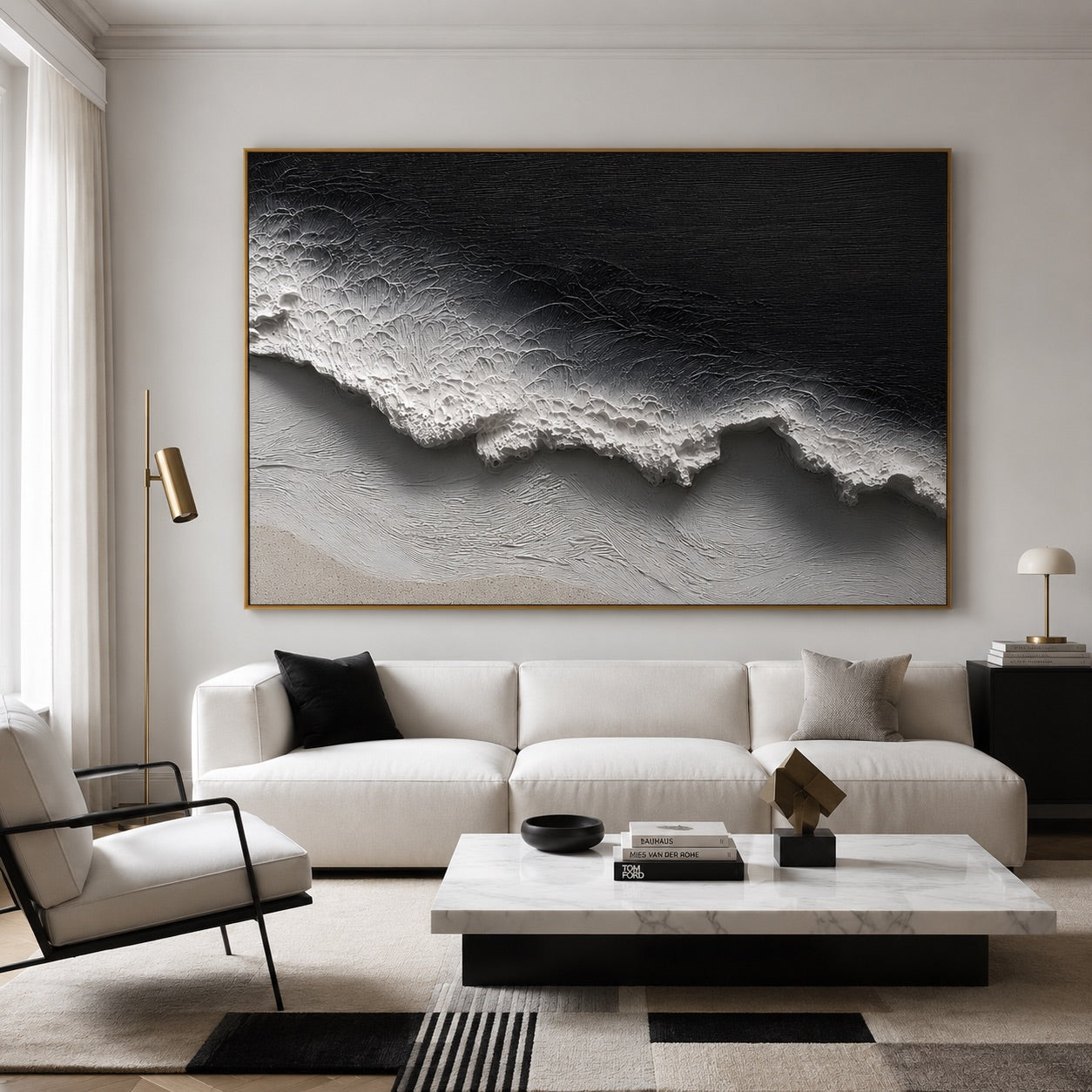 Crashing Silence Wabi-Sabi Art