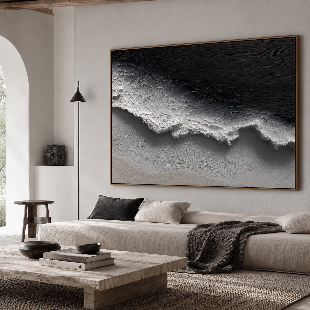 Crashing Silence Wabi-Sabi Art