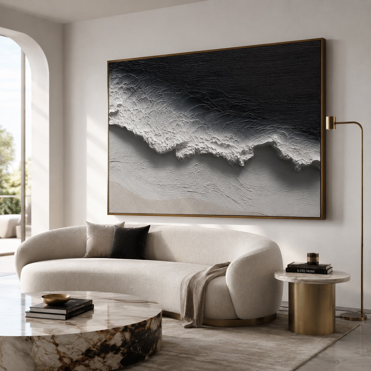 Crashing Silence Wabi-Sabi Art