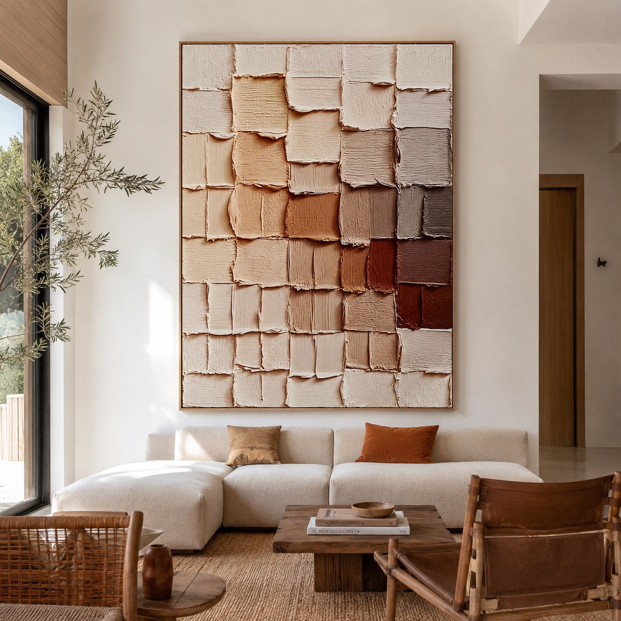 Soft Geometry Wabi-Sabi Art