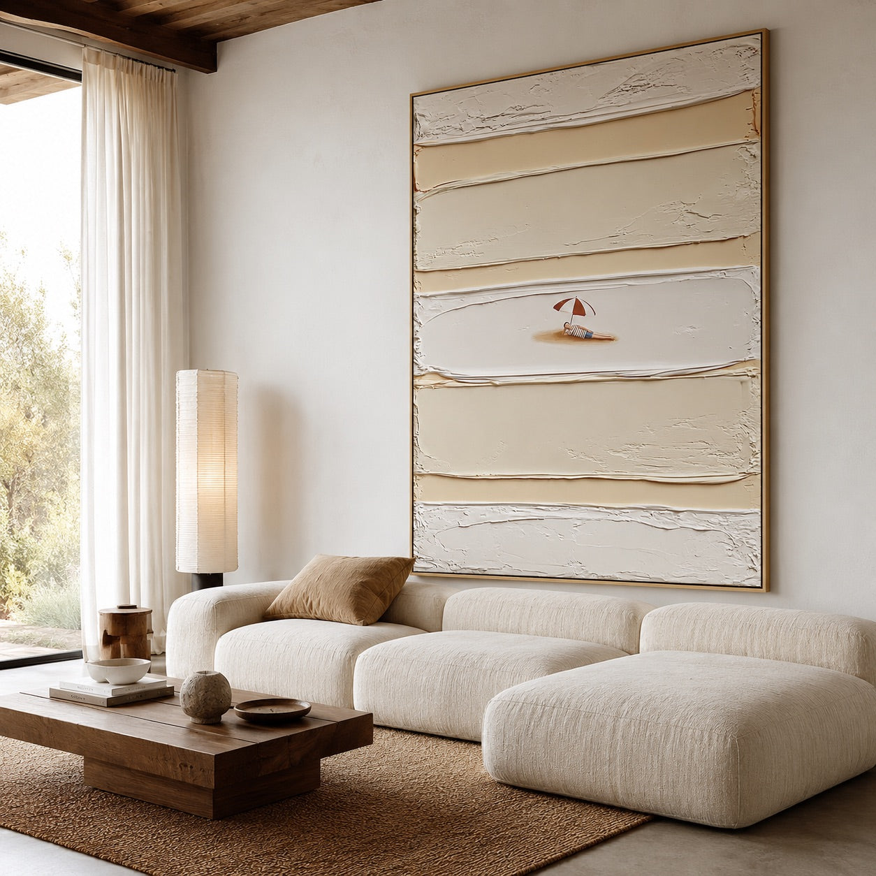 Silent Coast Wabi-Sabi Art