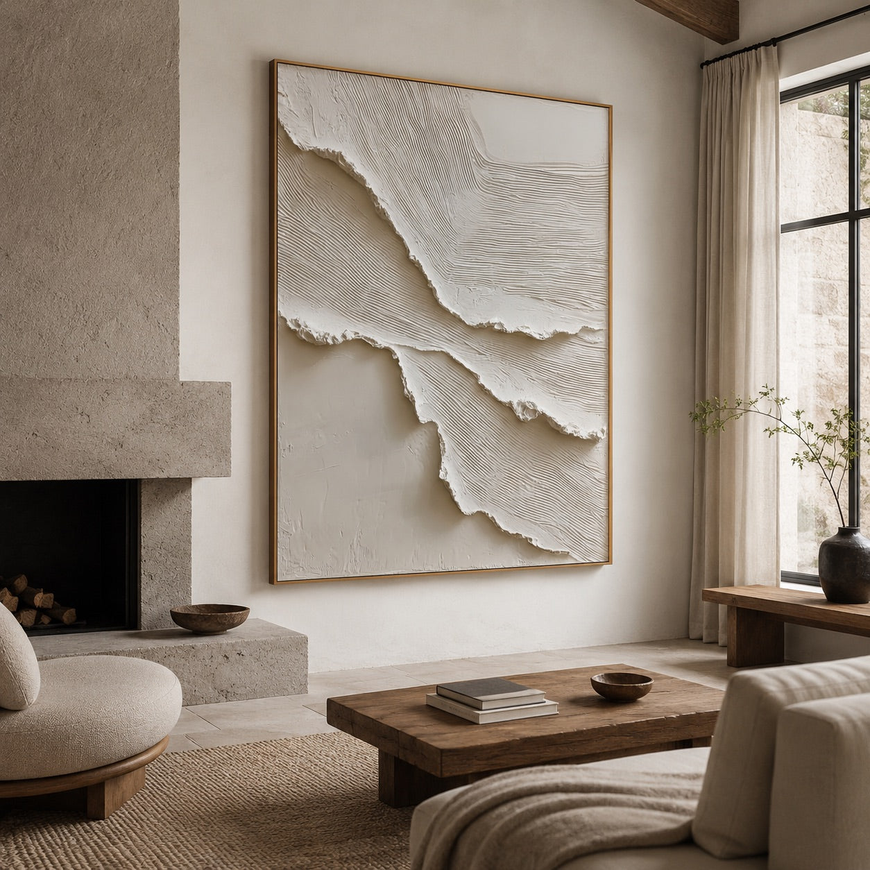 Ocean Wave Wabi-Sabi Art