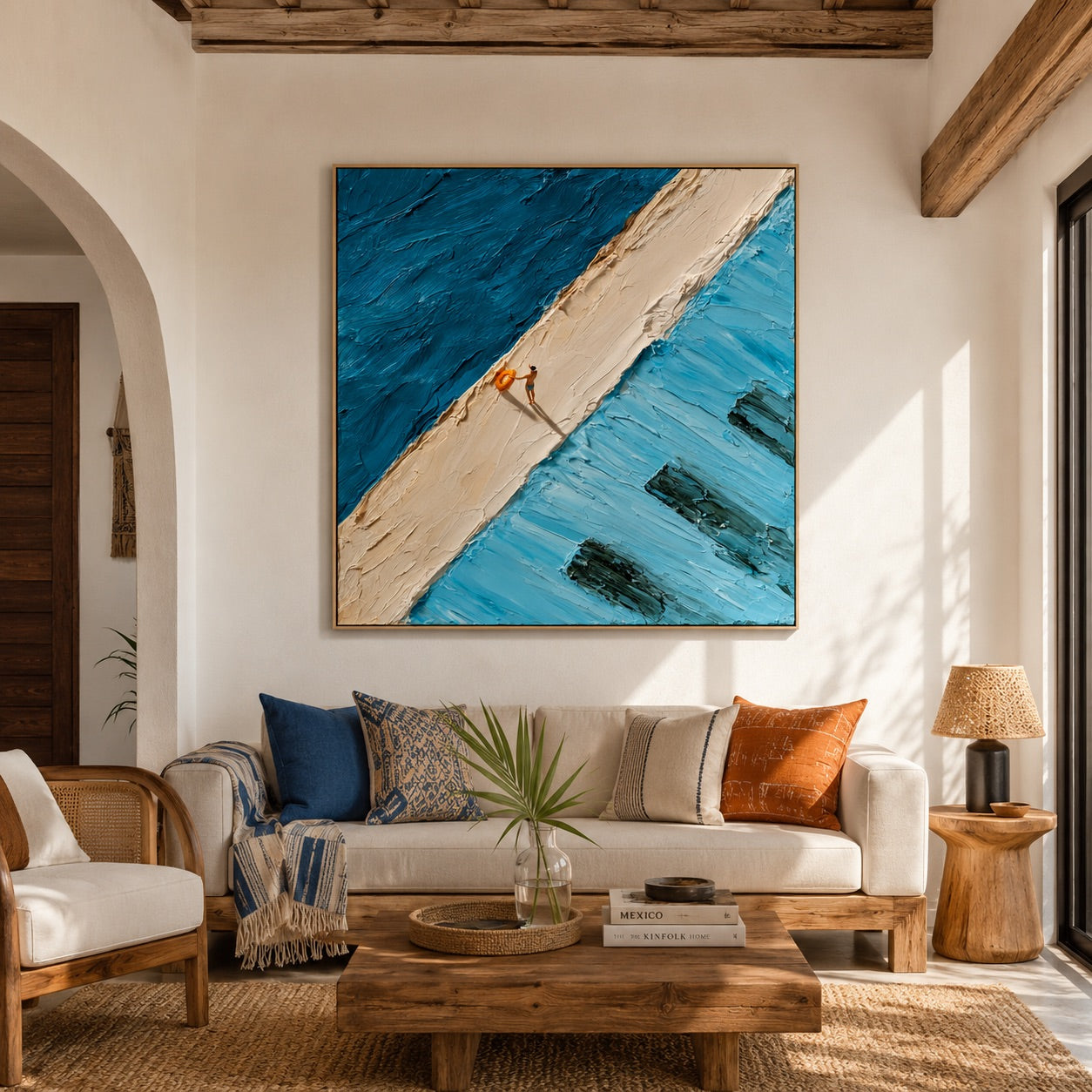 Coastal Escape Wabi-Sabi Art