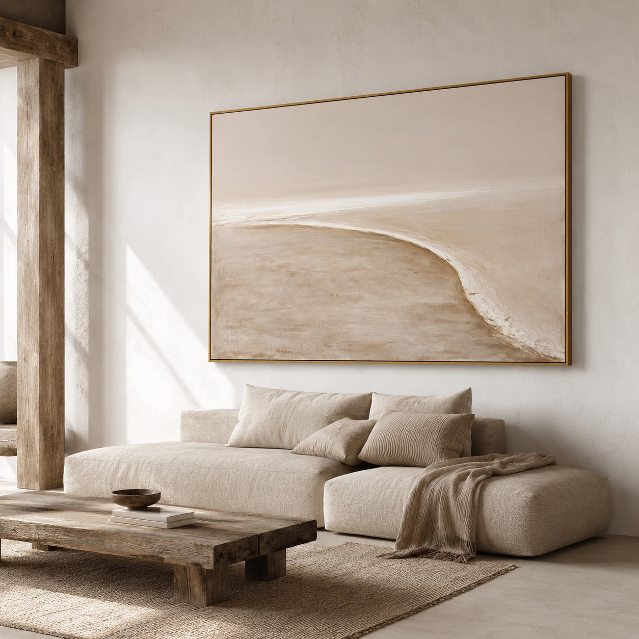 Quiet Shore Wabi-Sabi Art