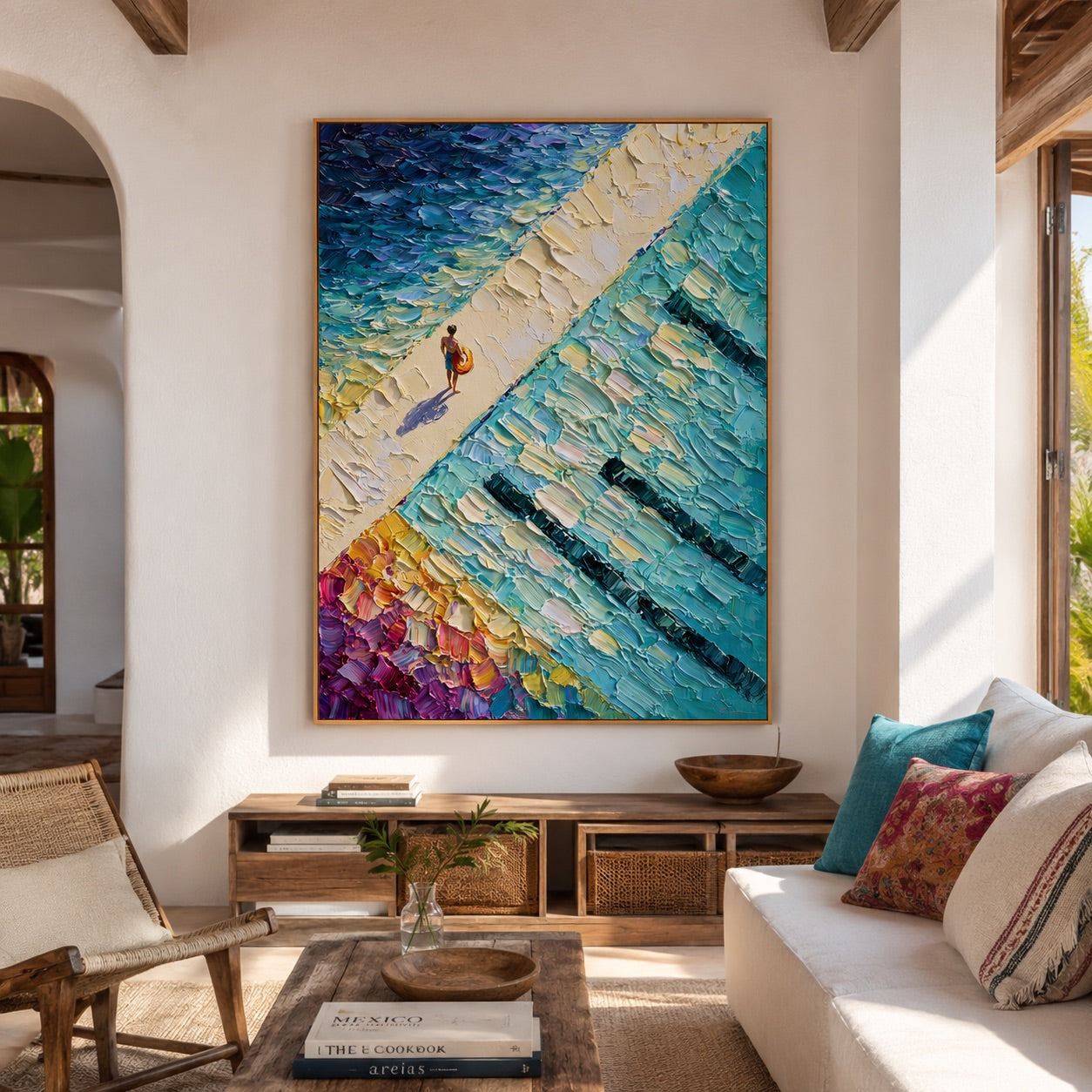 Coastal Path Serenity Wabi-Sabi Art