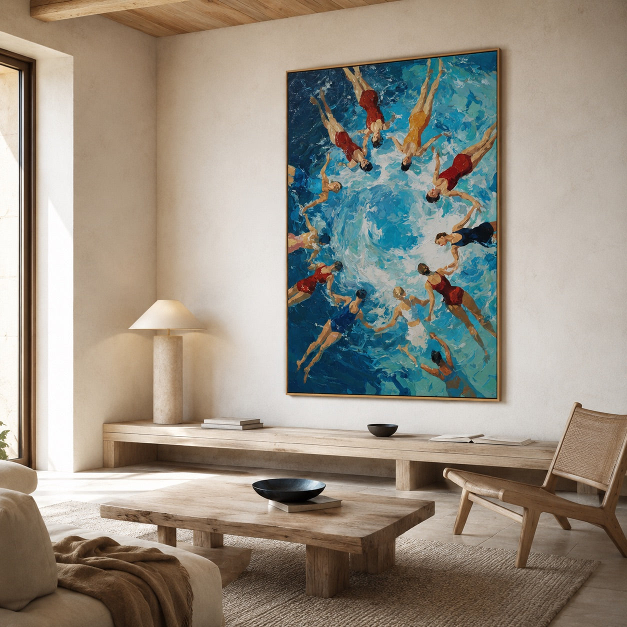 Ocean Circle Wabi-Sabi Art