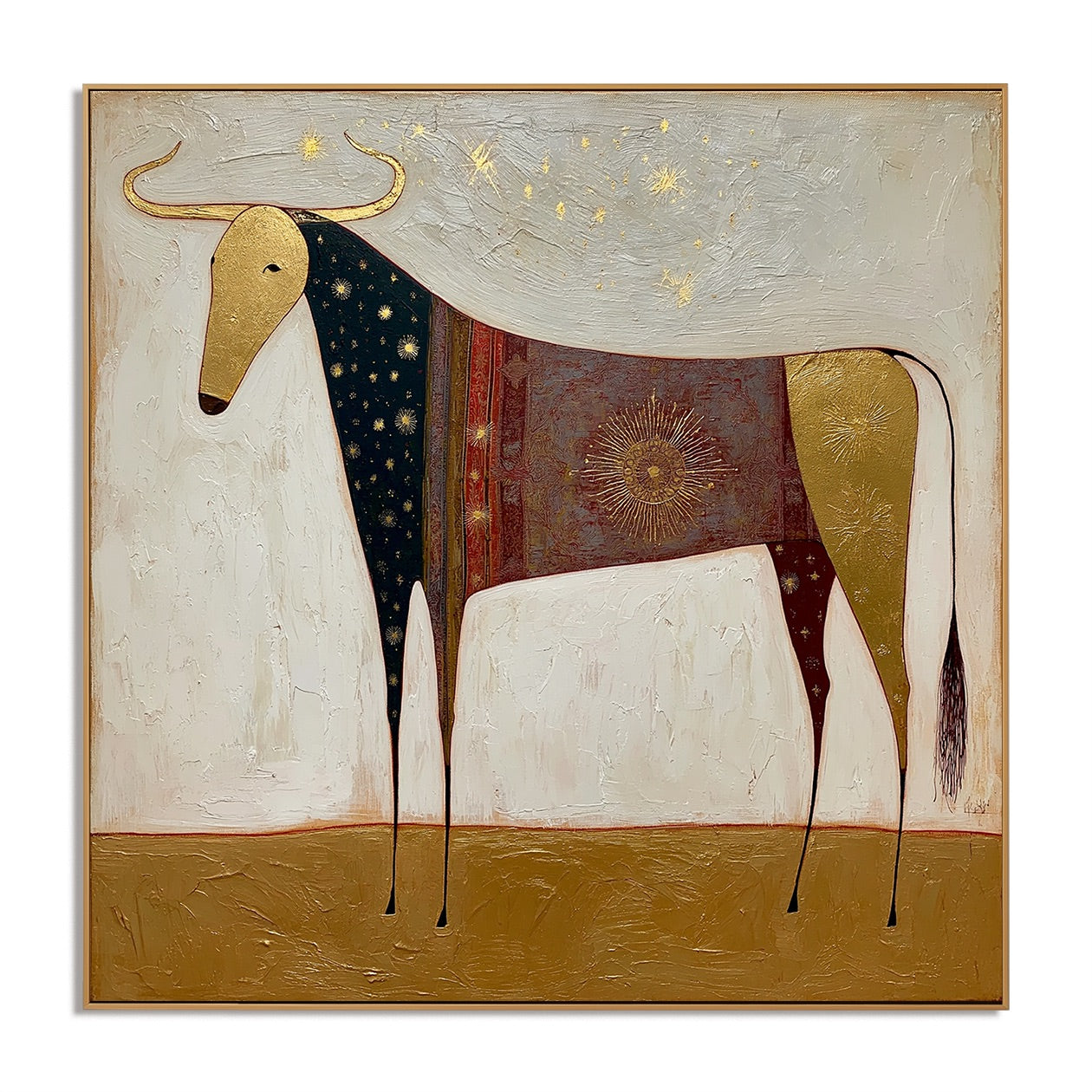 Spirit of Strength Surrealism Whimsical Oil Painting