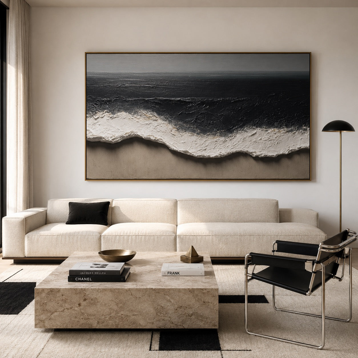Deep Current Wabi-Sabi Art