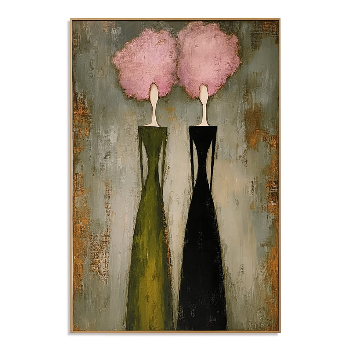 Eternal Friendship Surrealism Whimsical Oil Painting