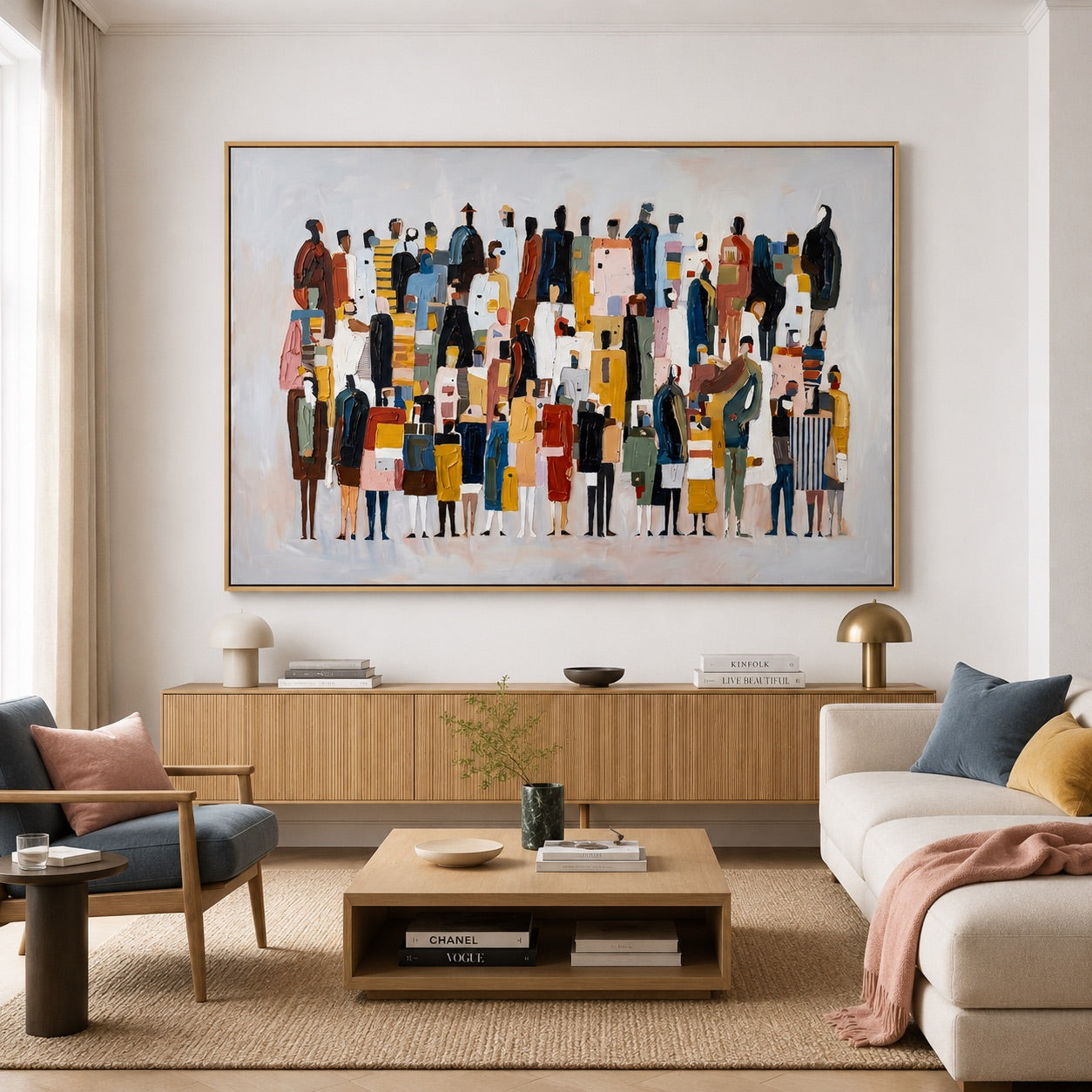 Gathering Souls Modern Abstract