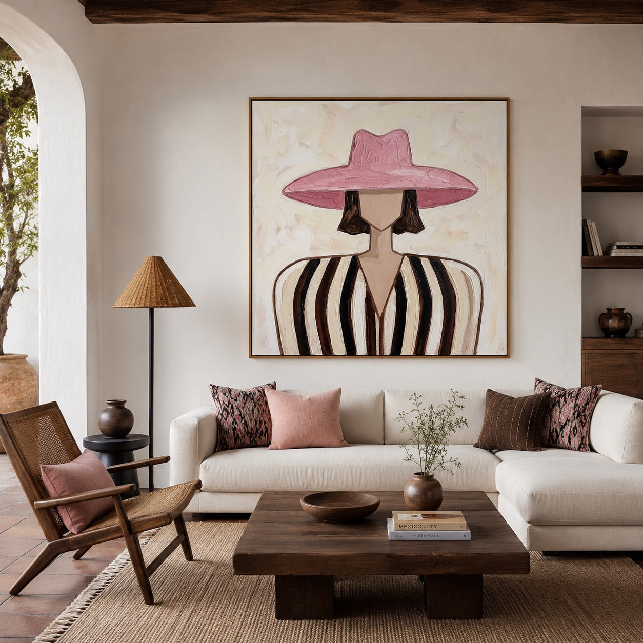 Pink Hat Muse Modern Boho