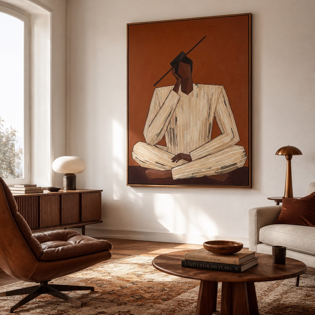 Meditative Figure Modern Boho