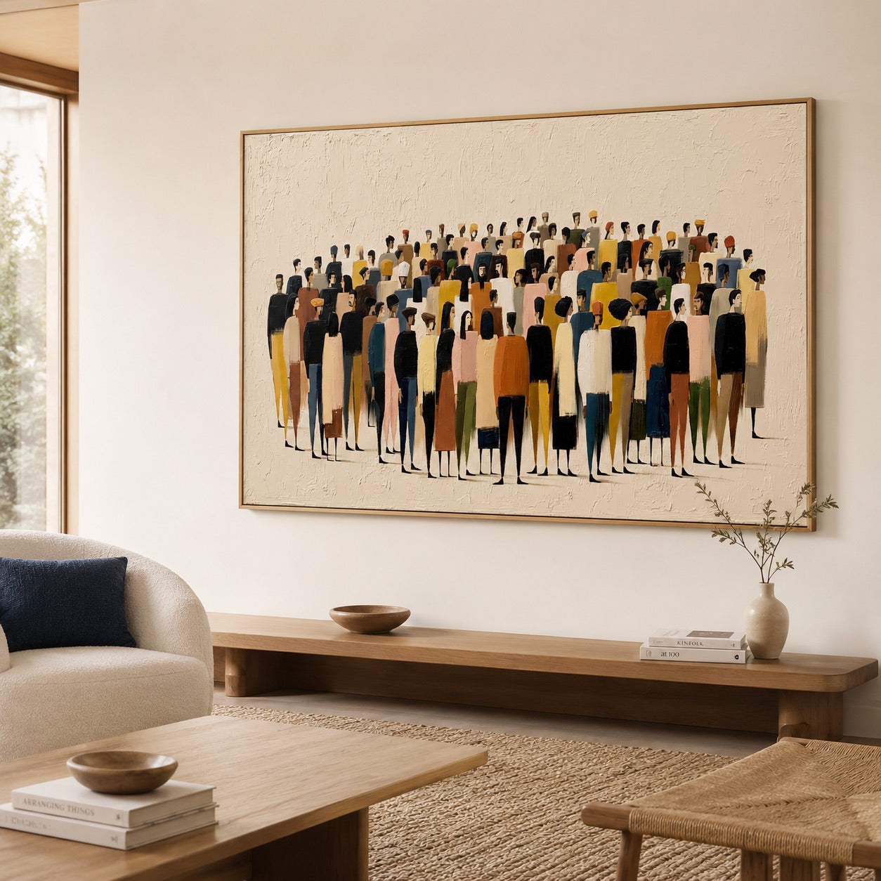 Collective Voices Minimalist Art