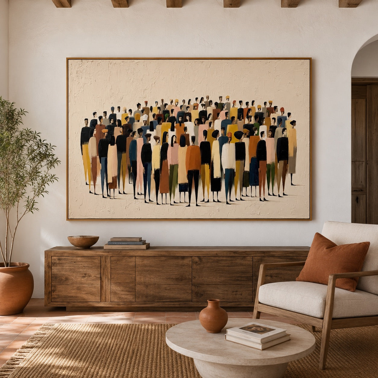 Collective Voices Minimalist Art