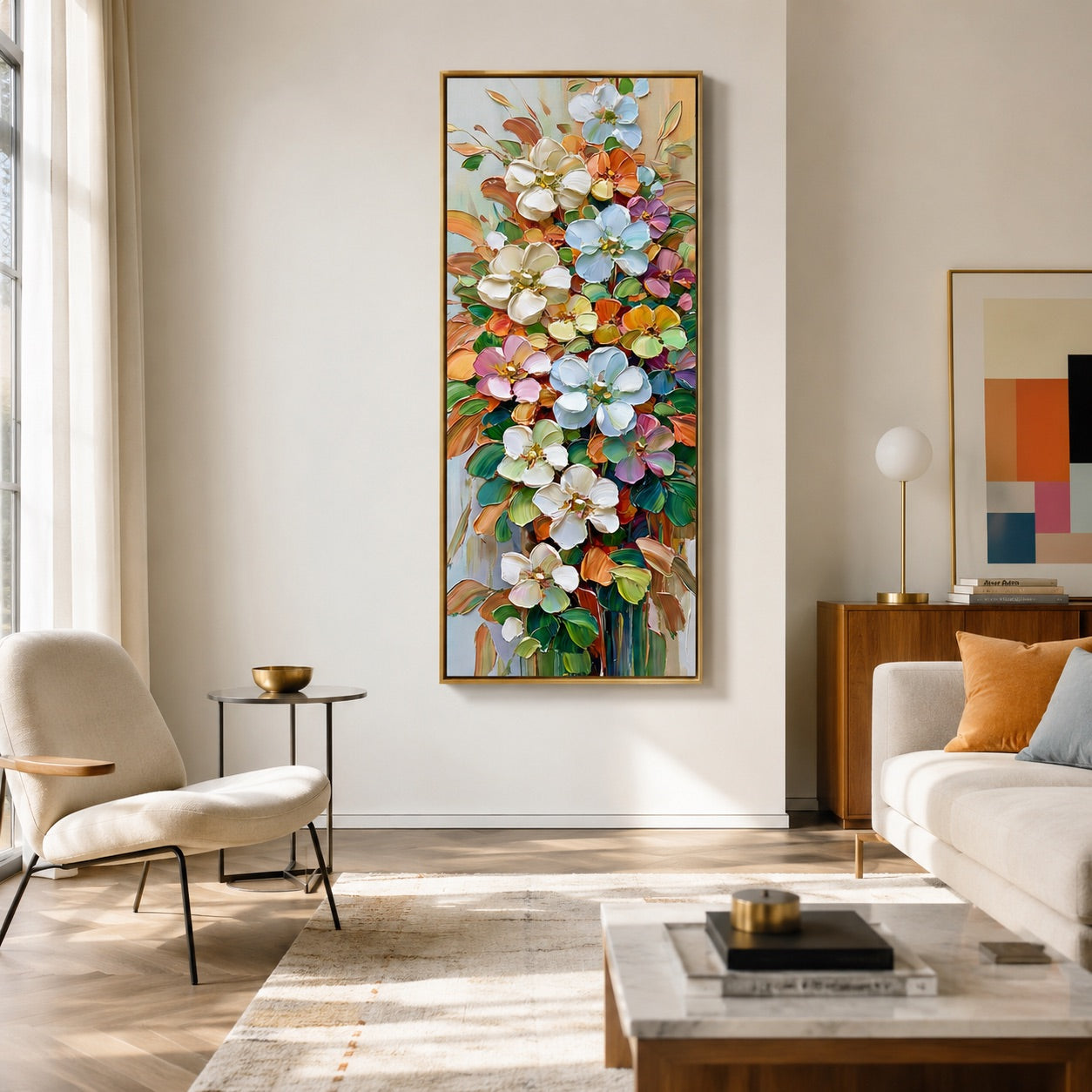 Petal Serenity Wabi-Sabi Art