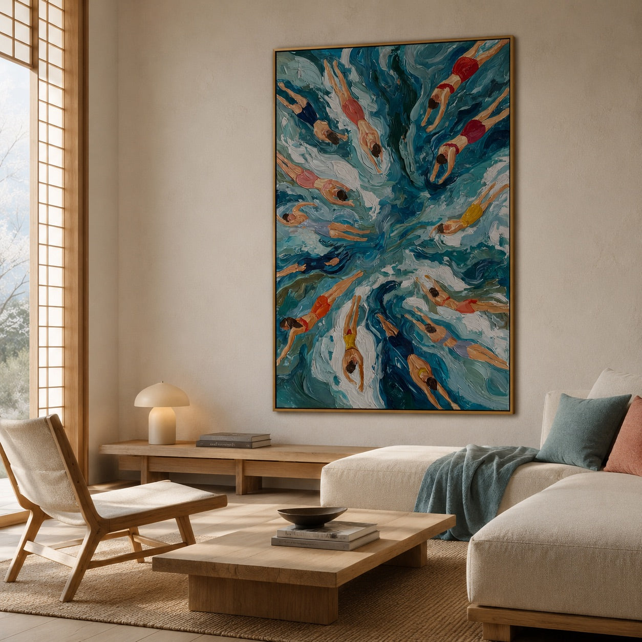 Ocean Rhythm Wabi-Sabi Art