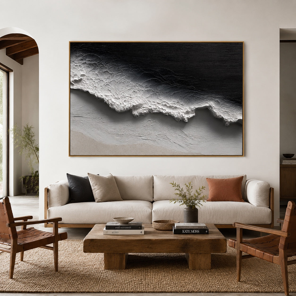 Crashing Silence Wabi-Sabi Art