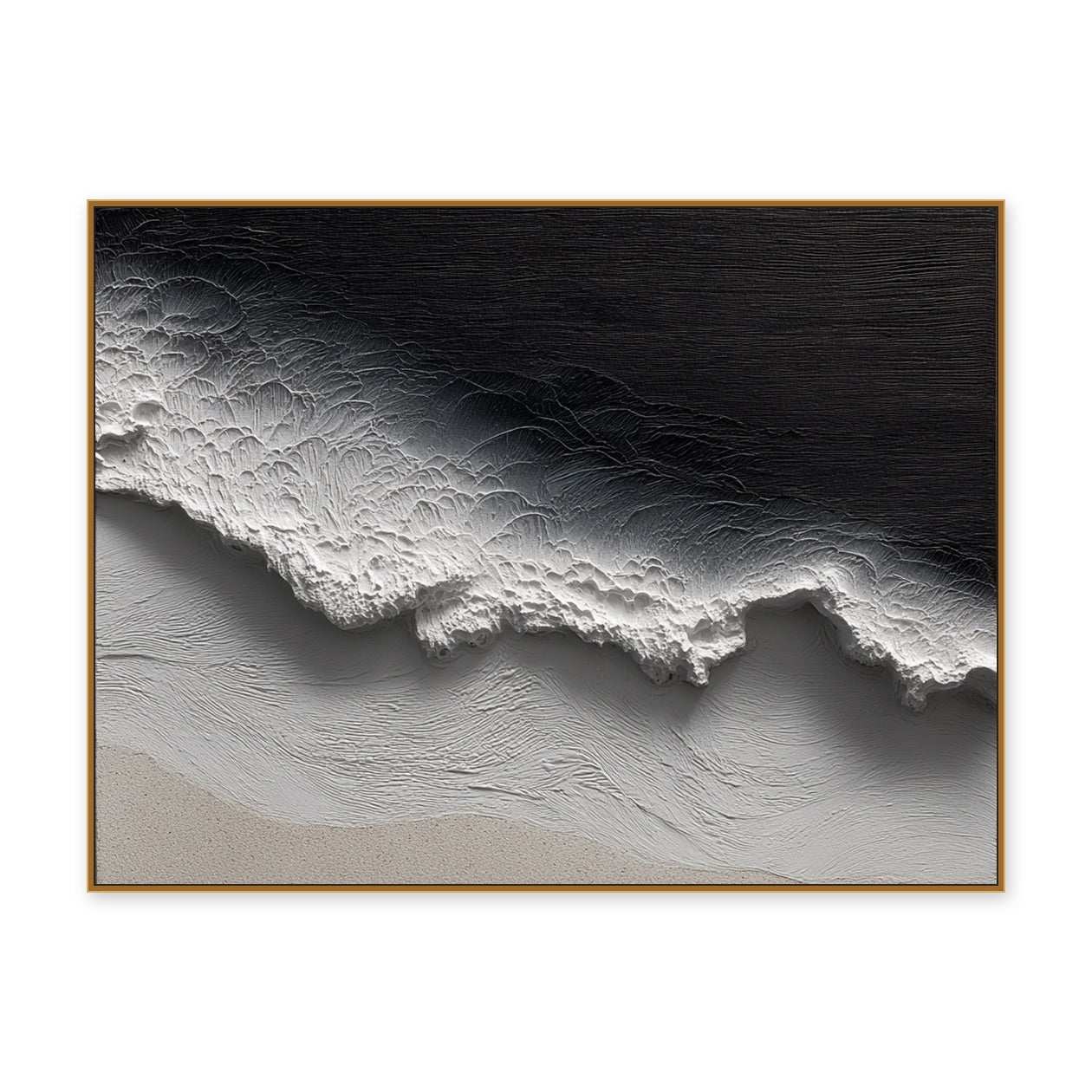 Crashing Silence Wabi-Sabi Art