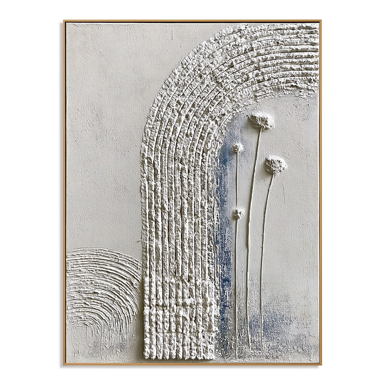 Minimal Arc Relief Wabi-Sabi Art