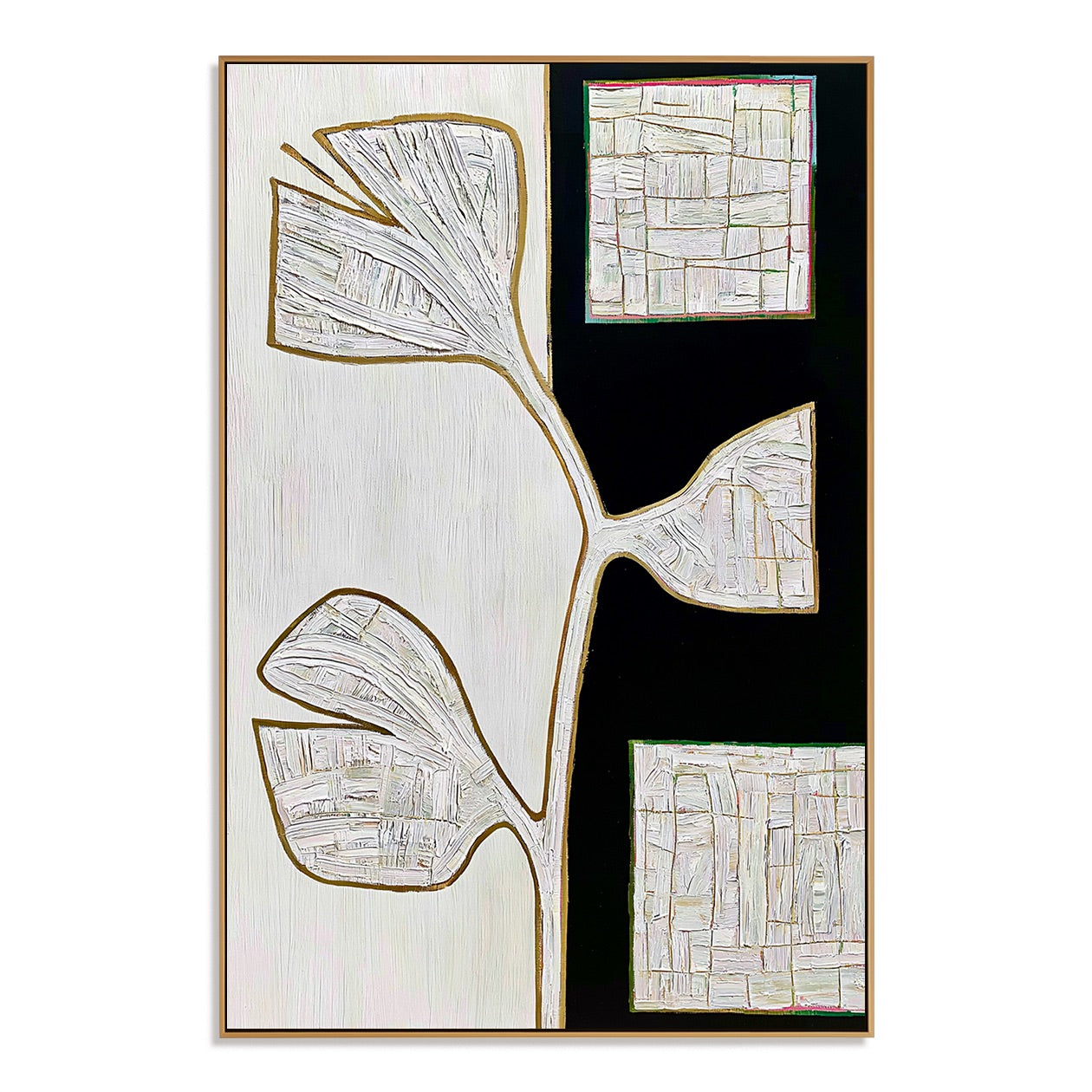 Modern Botanical Texture Minimalist Art