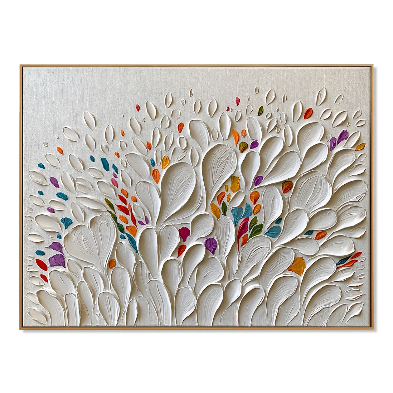 Minimal Luxury Floral Texture Wabi-Sabi Art