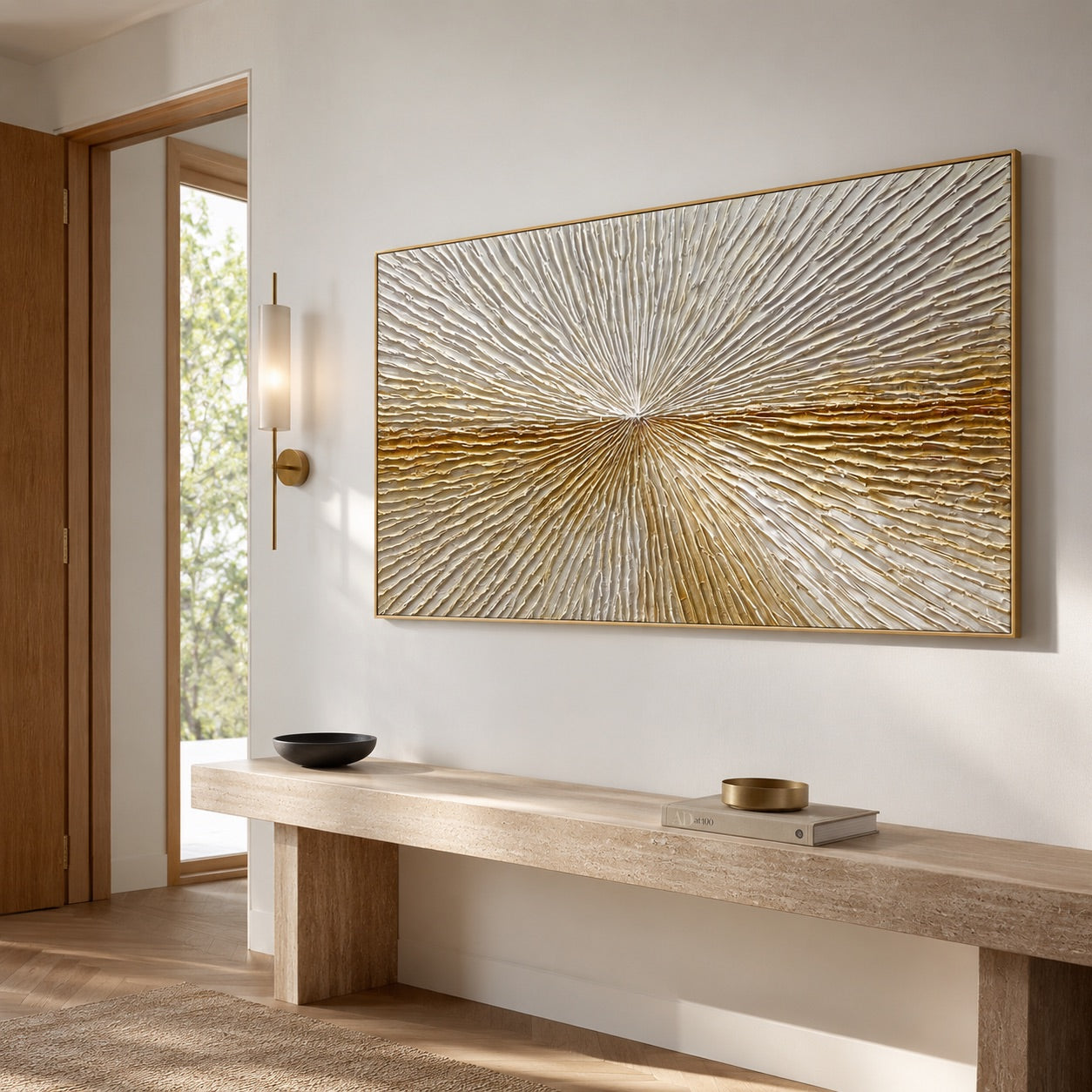 Radiant Texture Wabi-Sabi Art