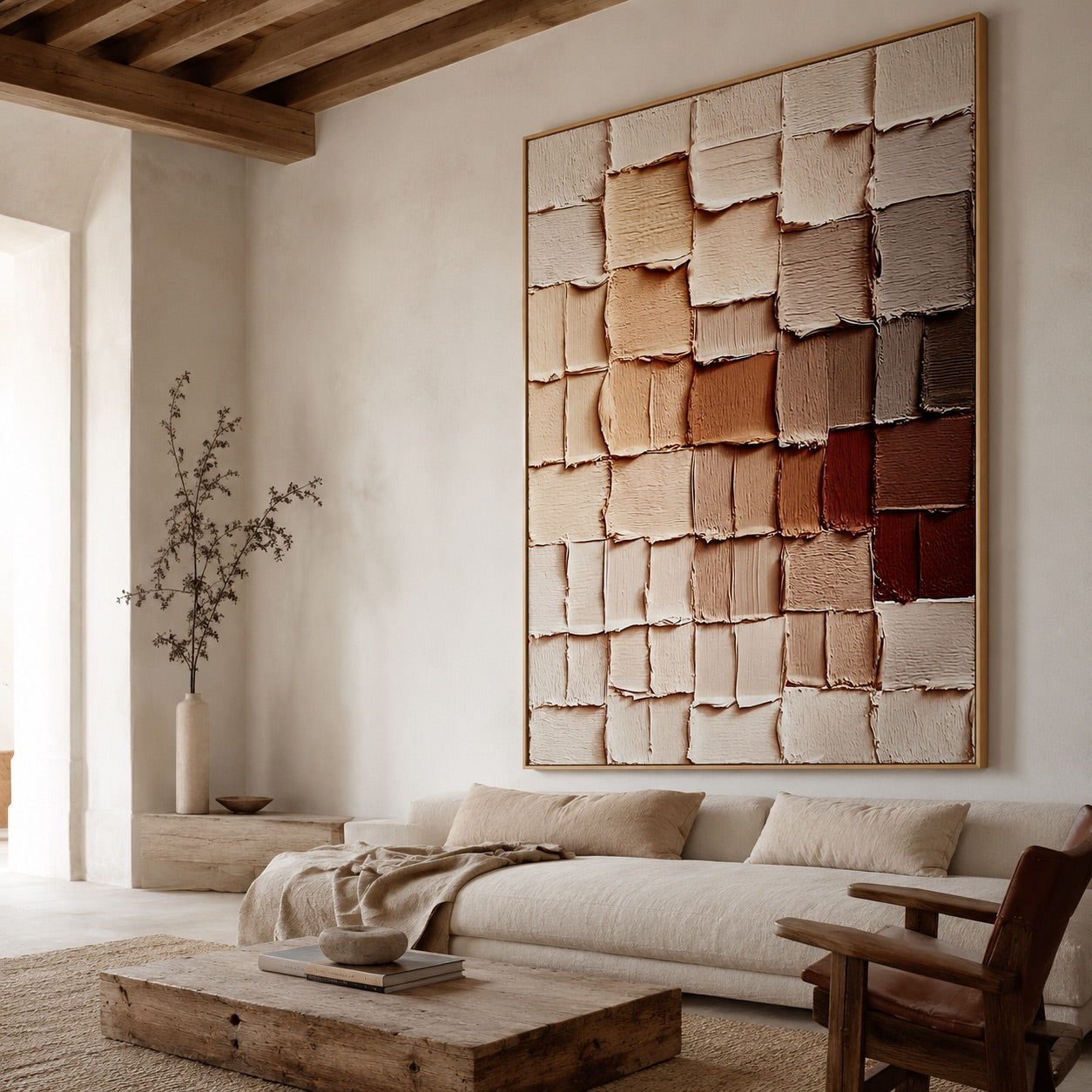 Soft Geometry Wabi-Sabi Art