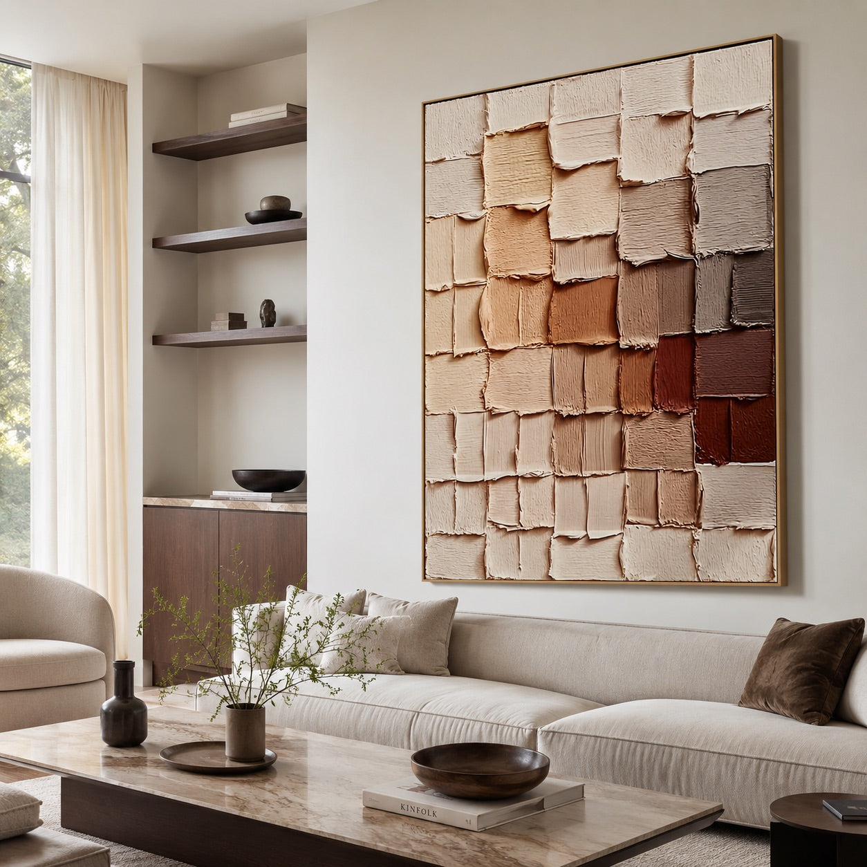 Soft Geometry Wabi-Sabi Art