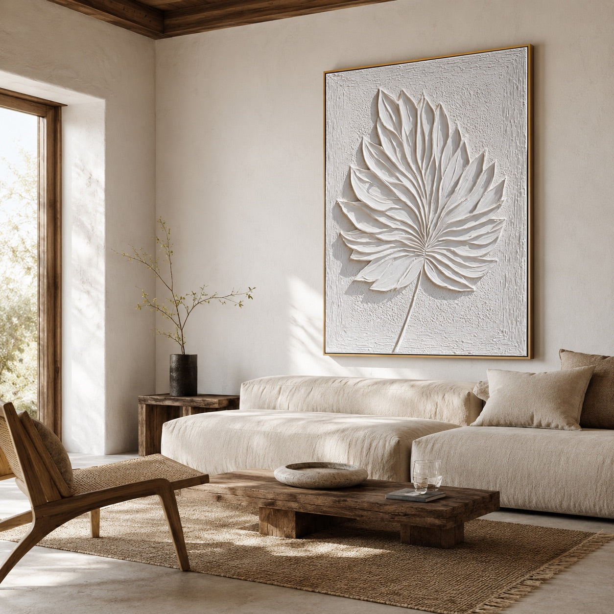 Whispering Leaf Wabi-Sabi Art