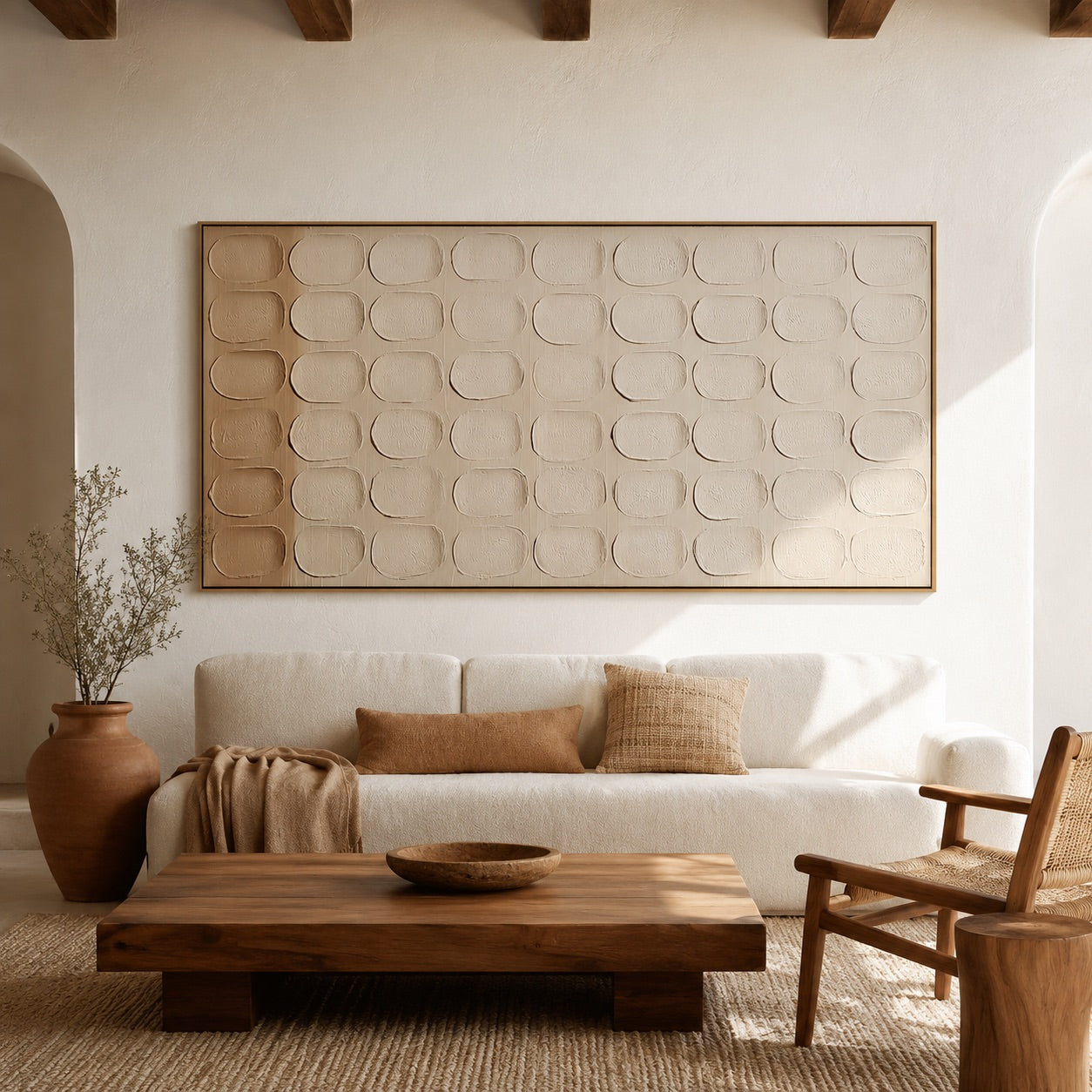 Quiet Geometry Wabi-Sabi Art