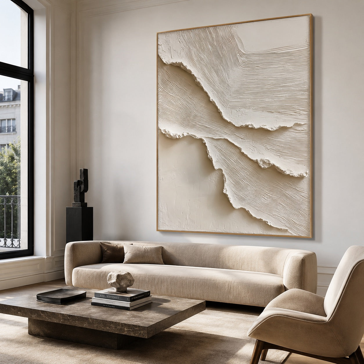 Ocean Wave Wabi-Sabi Art