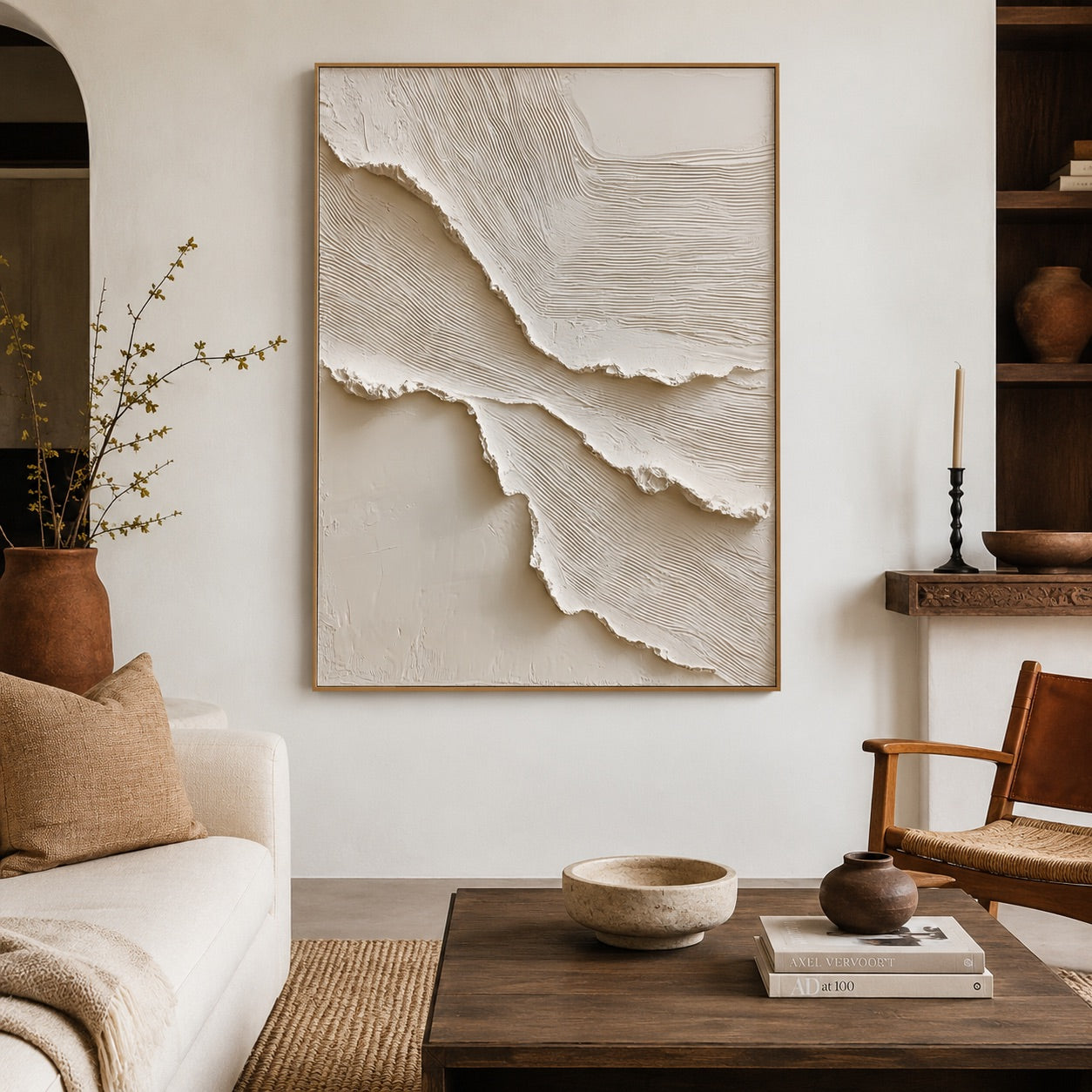 Ocean Wave Wabi-Sabi Art