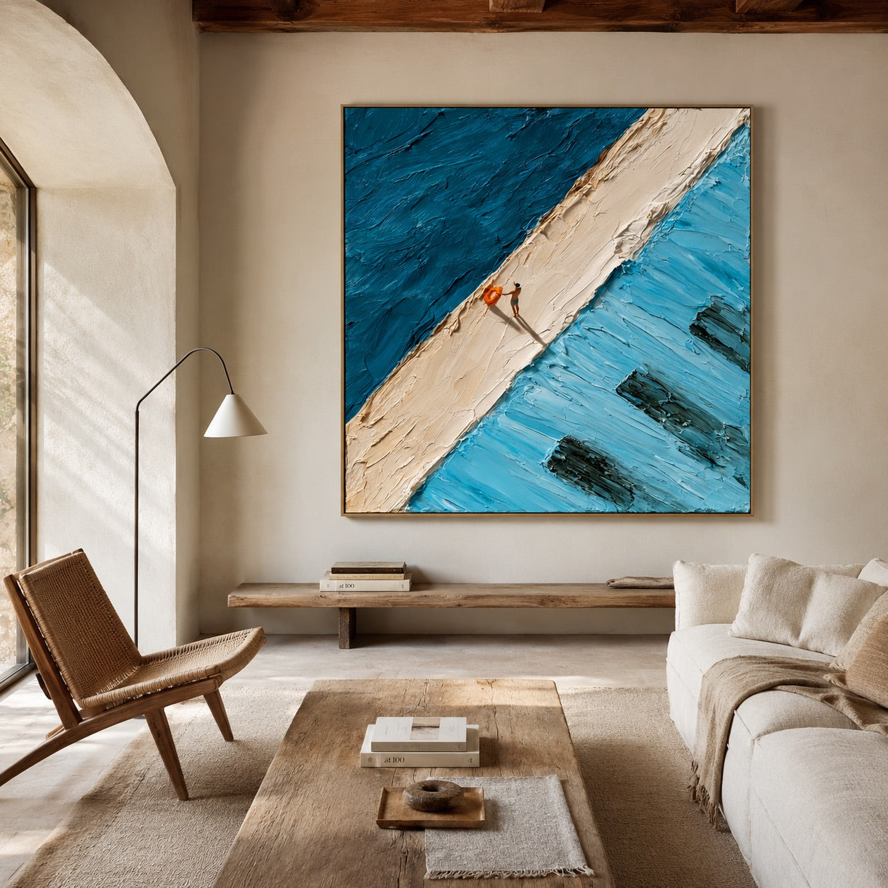 Coastal Escape Wabi-Sabi Art