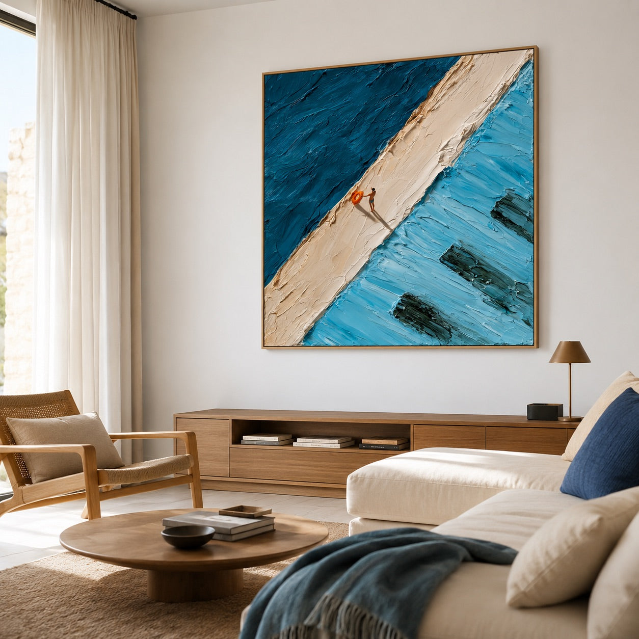 Coastal Escape Wabi-Sabi Art