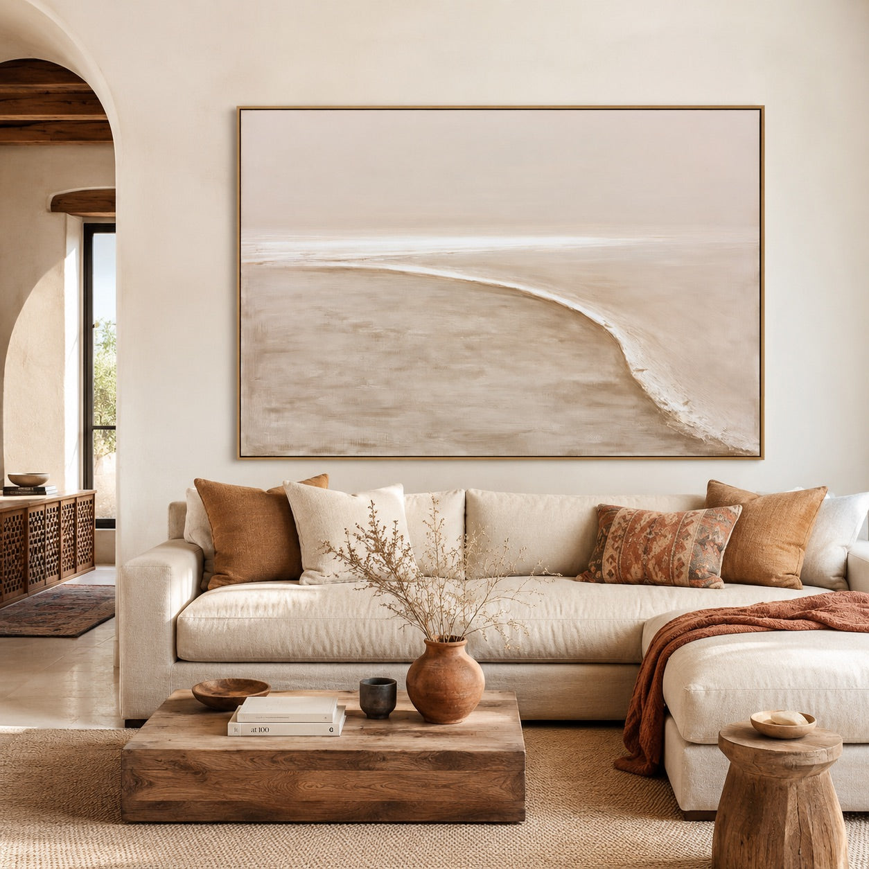 Quiet Shore Wabi-Sabi Art