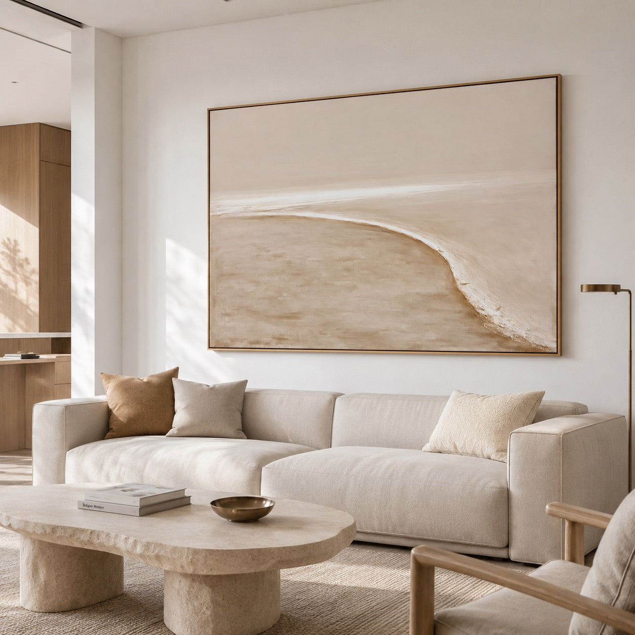 Quiet Shore Wabi-Sabi Art