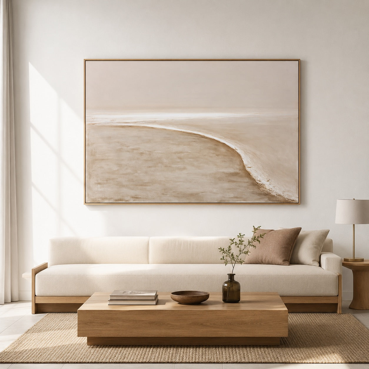 Quiet Shore Wabi-Sabi Art