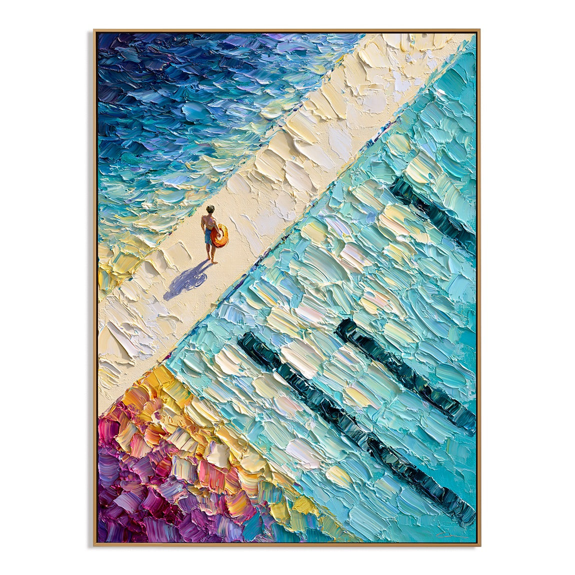 Coastal Path Serenity Wabi-Sabi Art