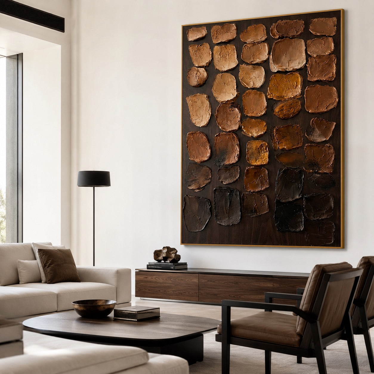 Earth Mosaic Wabi-Sabi Art