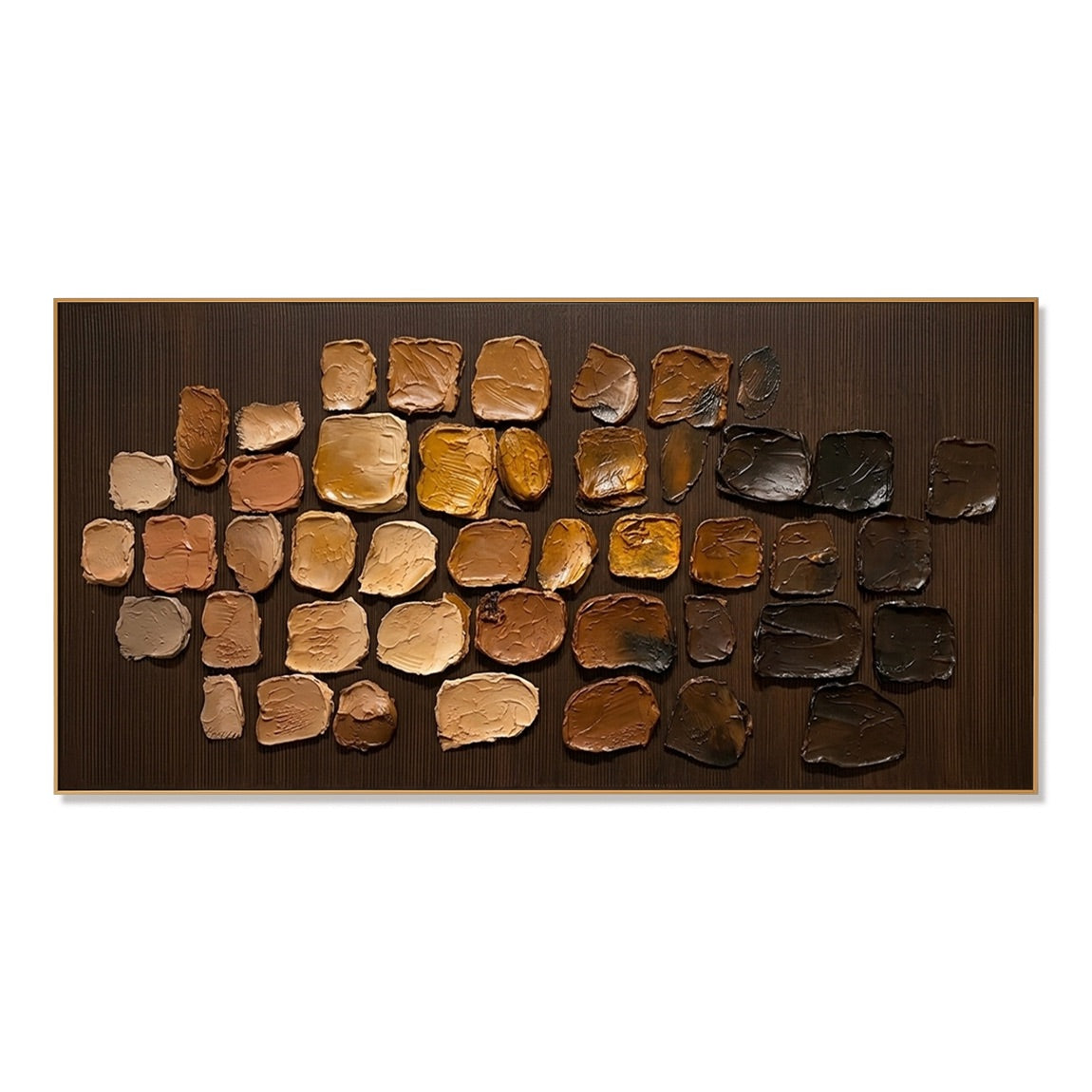 Amber Geometry Wabi-Sabi Art