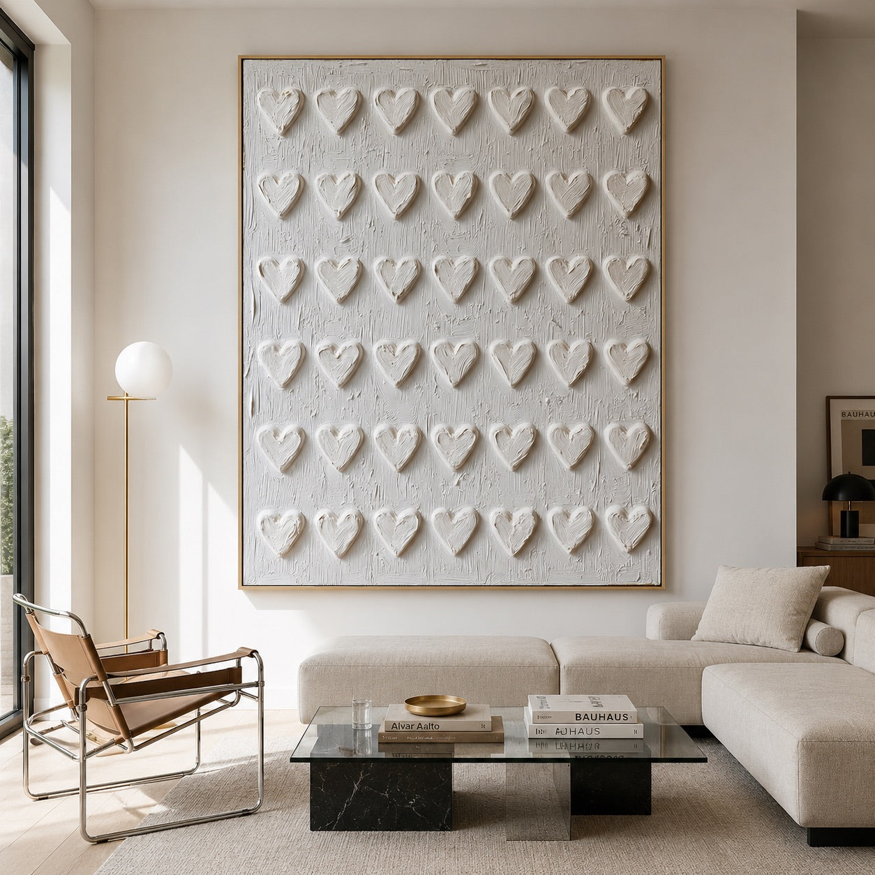 Neutral Love Impression Wabi-Sabi Art