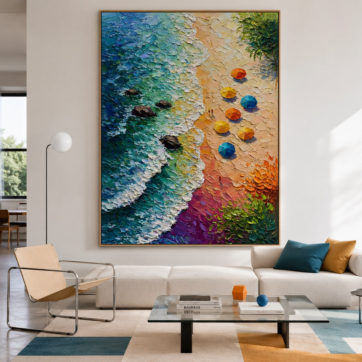 Tropical Coast Impression Wabi-Sabi Art
