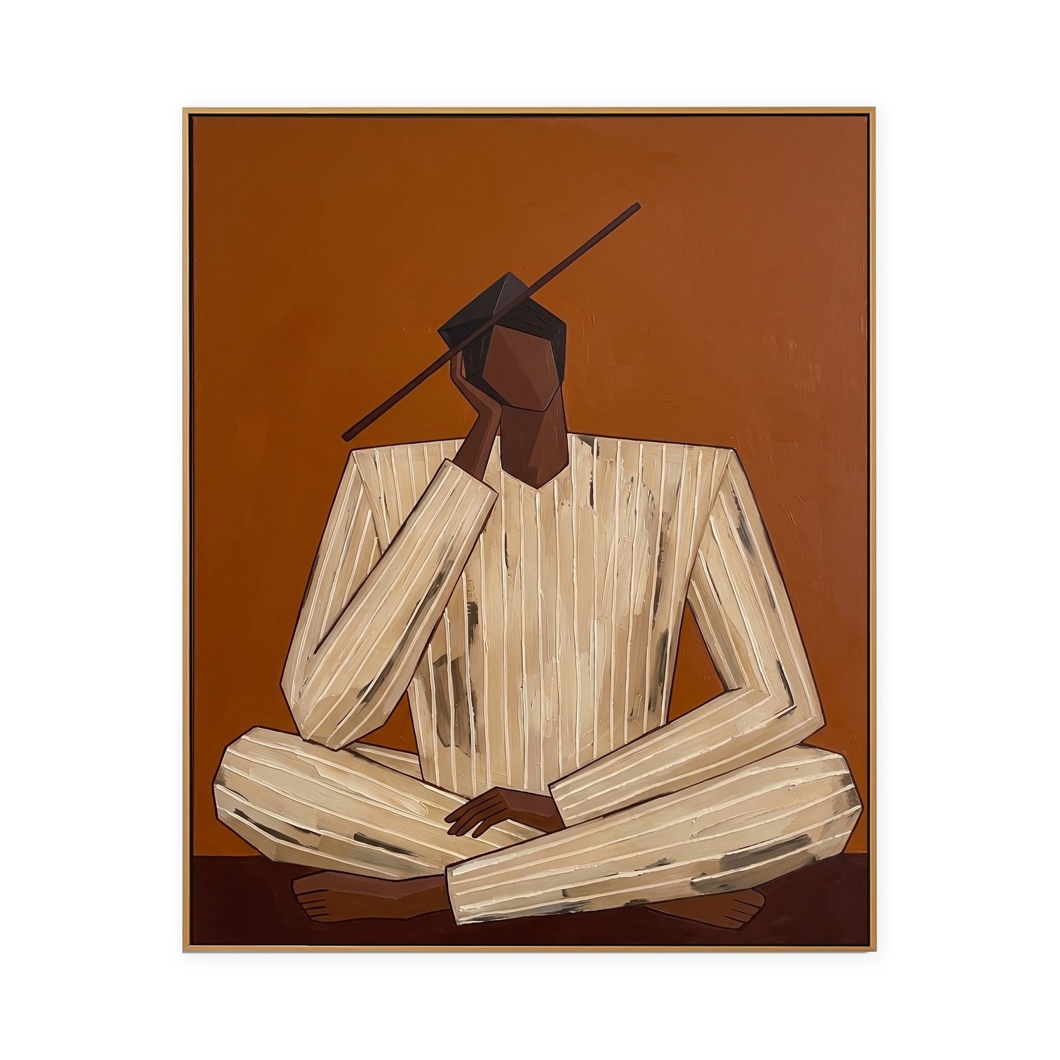 Meditative Figure Modern Boho