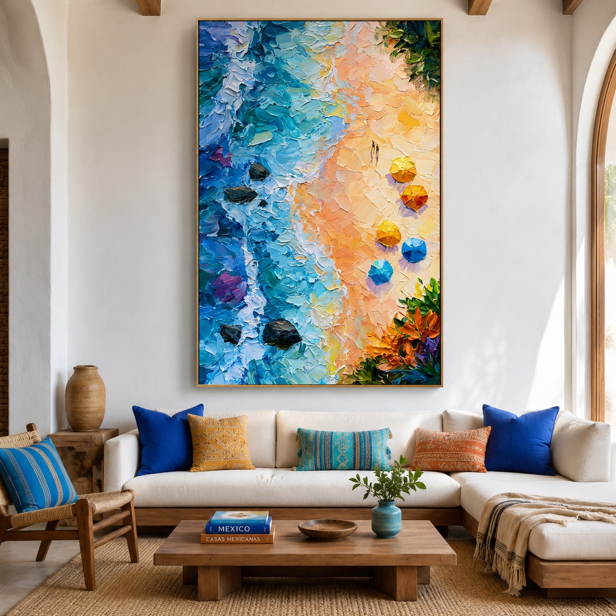 Coastal Sunshine Art Wabi-Sabi Art