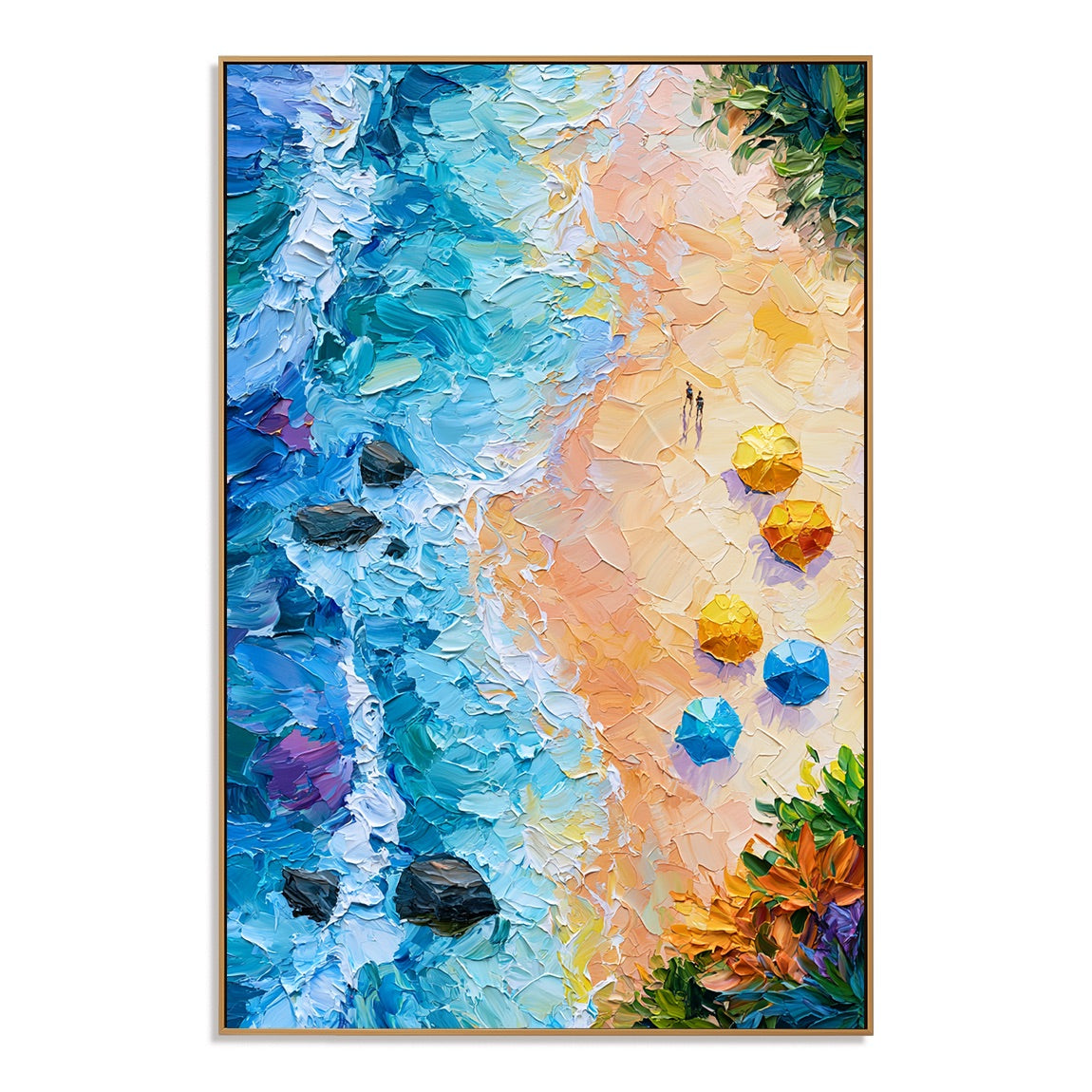Coastal Sunshine Art Wabi-Sabi Art