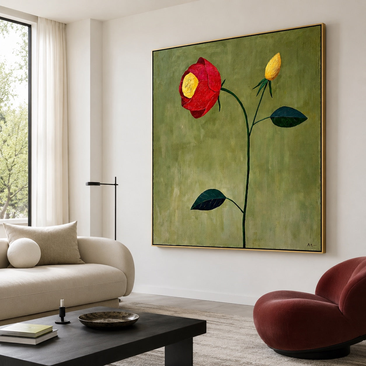 Bloom & Becoming Minimalist Art